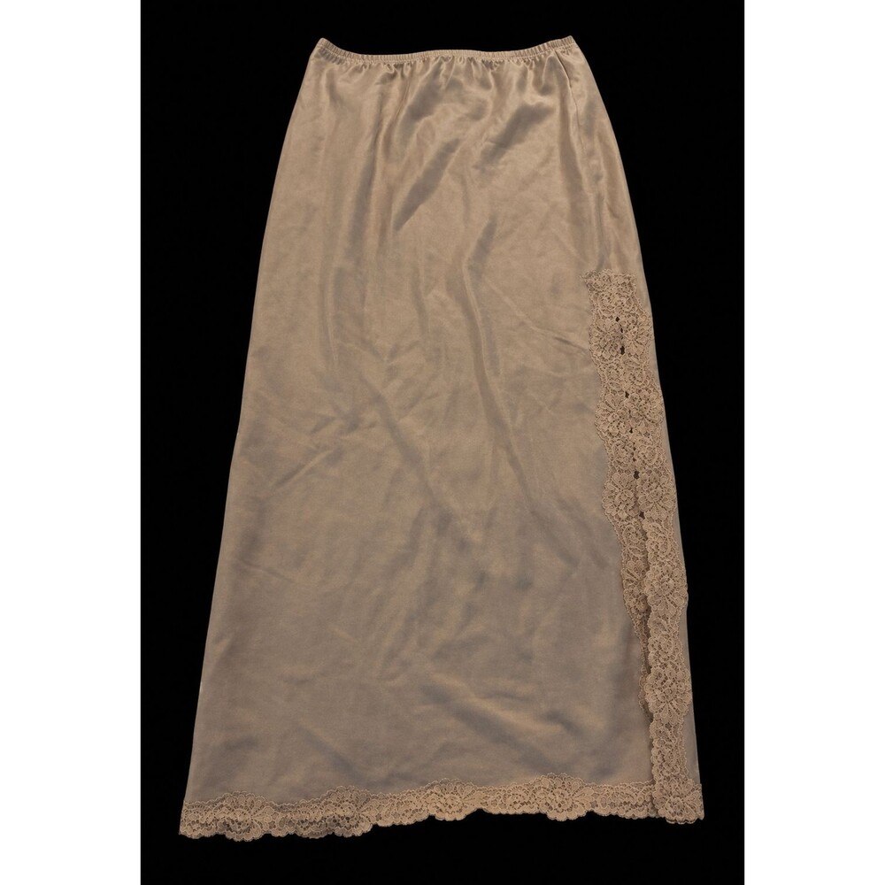 Wild Fable Lace-Trim Midi Skirt size L large - Light Pink - NEW
